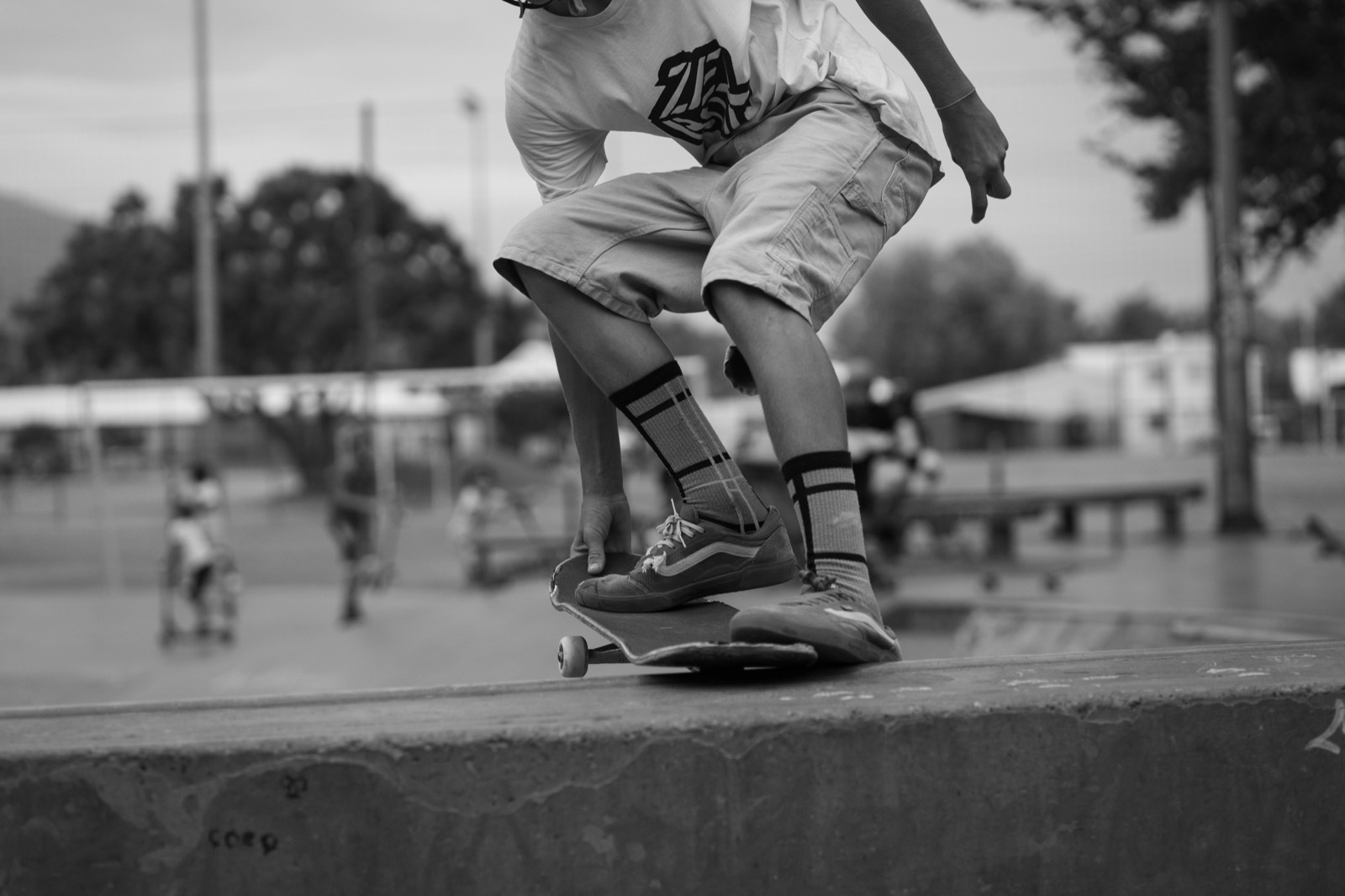 Grind sobre el bordillo