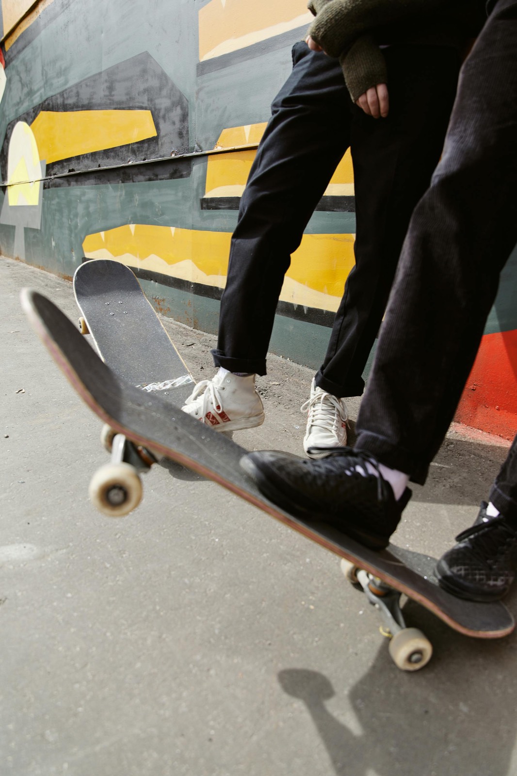 Patinando por la calle